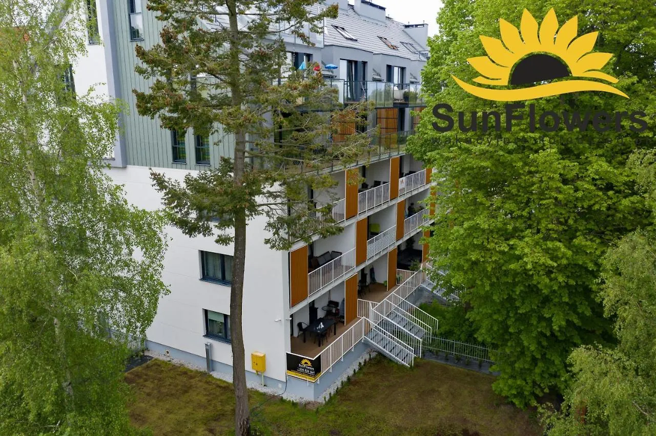 Apartament SunFlowers Rodzinny Lazur z ogrodem Kołobrzeg Polska