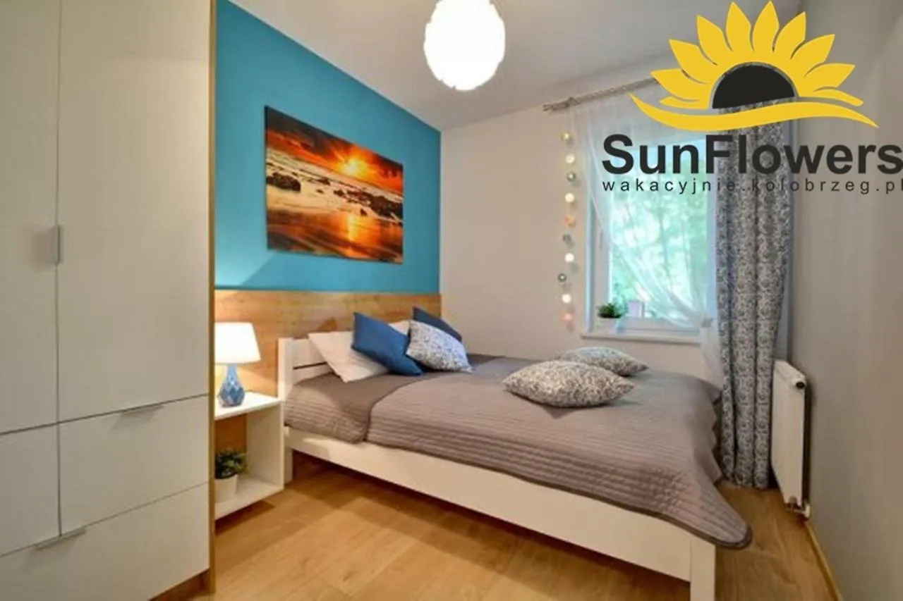 SunFlowers Rodzinny Lazur z ogrodem Kołobrzeg Apartament